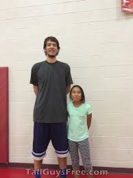 Giant 7 1 High School Student High School Students Tall People High School