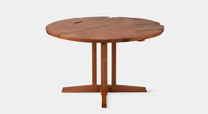 Furniture Round Cluster Dining Table 1 An Architectonic Way Of Supporting A Circular Table Top More Than 36 In Diameter L Nakashima Furniture Furniture Table