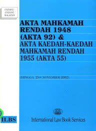 Maybe you would like to learn more about one of these? Maklumat Buku Tajuk Buku Akta Mahkamah Rendah 1948 Akta 92 Akta Kaedah Kaedah Mahkamah Rendah 1955 Akta 55 Hingga 25hb November 2002 Nama Penulis Nama Penerbit International Law Book Services Ilbs No Isbn