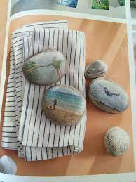 Decoupage Photos On Rocks Using Rice Paper For Paperweights Rice Paper Decoupage Decoupage Rice Paper