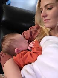 Tired and sore. But my Heart and arms are full of love♥️ Parker is  adjusting well to life with baby James. It'll be a different story when  Mimi and Papa leave though