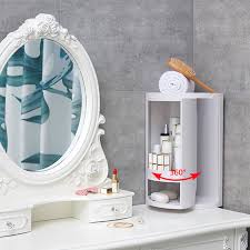 Syntus 360 rotating makeup organizer, diy adjustable bathroom makeup carousel spinning holder rack, large capacity cosmetics storage box vanity shelf countertop, fits makeup brushes, lipsticks, black 4.6 out of 5 stars 9,554 Multi Function Rotating Shelf Bathroom Kitchen Storage Rack Free Punching Suction Wall Storage Box Kitchen Organizer Best Discount 1813 Goteborgsaventyrscenter