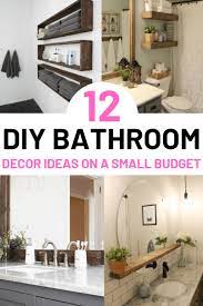 Simple bathroom ideas with the use of reclaimed pieces will brighten up the look of the space. Diy Bathroom Decor Ideas Wow I Love These Easy Bathroom Decor Ideas Using Cheap Dollar Stores Items N Diy Bathroom Decor Diy Bathroom Simple Bathroom Decor