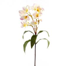 Ashland Tropical Plumeria Stem Plumeria Flower Pots Outdoor Artificial Flowers
