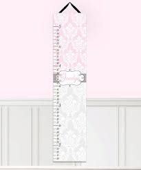 toad and lily pink damask personalized growth chart