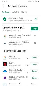 Open it and then select uninstall updates. I Have Problem With These Two Apps Chrome Browser And Android System Web View Google Play Community