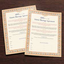 Remember there is no specific fee for court marriage in pakistan it depends on the lawyer including location. Design A Beautiful Islamic Marriage Agreement Document Template Postcard Flyer Or Print Contest 99designs