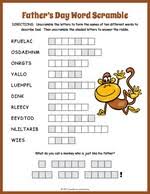Unscramble the letters to find the words. Word Scrambles Printable Puzzles