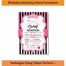 Perayaan ulang tahun diadakan setahun sekali bertepatan dengan tanggal. Undangan Ulangtahun Untuk Dewasa Undangan Ultah Dewasa Undangan Ulang Tahun Dewasa Shopee Indonesia