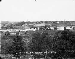 Chippewa Falls From The South Side Photograph Wisconsin Historical Society Chippewa Falls Chippewa Falls Wisconsin Historical Society
