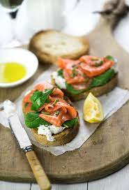Smoked Salmon Bruschetta Mediterranean Recipes Pub Food Food