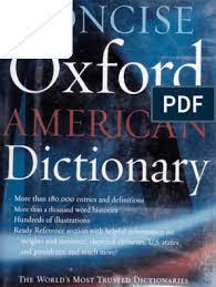Norman rockwell never met my family. Concise Oxford American Dictionary Adjective Verb
