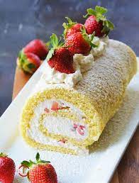 Vanilla Swiss Roll Cake Recipe Recipe Cake Roll Recipes Roll Cake Recipe Vanilla Roll Cake