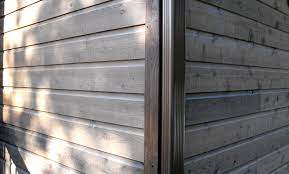 With its long, curved lower profile, cove/dutch lap gives homes a sophisticated look that makes a statement. Western Red Cedar Dutch Lap Aka German Lap And Cove Lap Installed Close Up In 2021 Dutch Lap Siding Dutch Lap Stained Cedar Siding