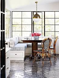Get The Look Kitchen Banquettes Home Modern Dining Room Home Decor