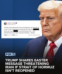 Public Reaction: Trump’s Easter Message About Iran POLL