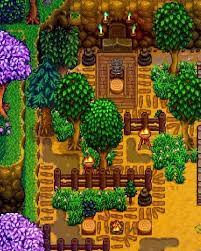 Grandpa S Shrine Inspired By Another User S Post Farmsofstardewvalley Stardew Valley Stardew Valley Farm Design Stardew Valley Layout