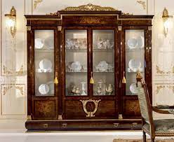 72.3'' h x 31.5'' w x 15.4'' d; 4 Door Glass Cupboard For Dining Room