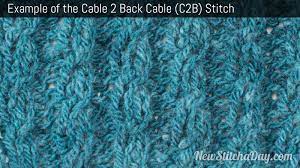 Ebay.com has been visited by 1m+ users in the past month How To Knit The Cable 2 Back Cable C2b Stitch New Stitch A Day
