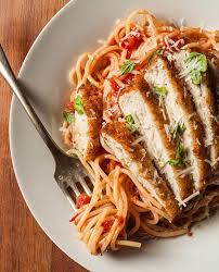 Chicken Parmesan Spaghetti Recipe Recipe Chicken Parmesan Recipes Spaghetti Recipes Parmesan Spaghetti