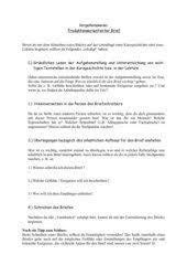 Übungen zum sachlichen brief auf grammatikdeutsch.de. Deutsch Arbeitsmaterialien Brief Tagebuch 4teachers De