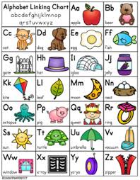 alphabet linking chart and activities