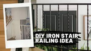 Unique vintage & curl style, integral construction, easy to match room decor. How To Update Wrought Iron Stair Railing Youtube