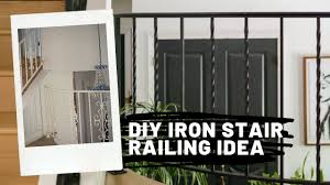 It can be reasonably easy, as metals go, to use as a medium for rails and other items. How To Update Wrought Iron Stair Railing Youtube