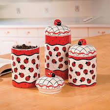 ladybug canisters ladybug, decorative