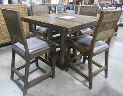 And the family dining table is sometimes more than a place to eat, of course. 42 Square Urban Rustic Table Barstool Set Office Barn