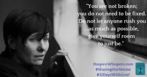 When Time Stands Still: Day 5 of #31DaysWithGrief :: Hospice Whispers