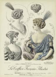 Coiffures De Mr Madon Coiffeur De Mme Poincare 4 Bd Malesherbes Paris 1913 Historical Hairstyles Belle Epoque Image
