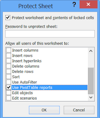 Jun 05, 2021 · using the protection features of excel makes it more difficult, but a determined user may be able to still view the contents in the described manner. Excel Pivot Table Protection