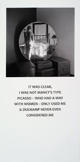 Arresting in her on camera role, weems performs a wide range of emotions and attitudes as she goes about her daily rituals, and as her relationship goes sour. Carrie Mae Weems Not Manet S Type Glyphs Acts Of Inscription