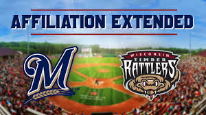 milwaukee brewers and timber rattlers sign pdc extension