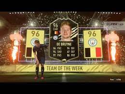 Joshua kimmich (ovr 96) kevin de bruyne (ovr 96) bruno fernandes (ovr 96) ultimate tots. Fifa 21 96 Totw De Bruyne In A Pack Youtube