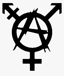 That child possessed both male and female sexual organs, hence the term hermaphrodite. Transanarchy Transanarchist Transgender Anarchoqueer Transgender Symbol Hd Png Download Kindpng