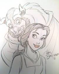 Beauty And The Beast Sketch By Tombancroft On Deviantart Beauty And The Beast Drawing Disney Sketches Disney Drawings