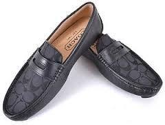 Canvas Leather Coach Mens Black Loafers Black Loafers Men Dress Shoes Men Loafers Men