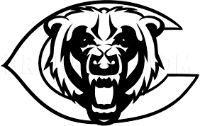 Dogs love to chew on bones, run and fetch balls, and find more time to play! How To Draw The Chicago Bears Coloring Page Trace Drawing