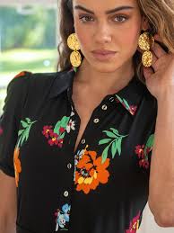 Buy Pour Moi Black Jodie Fuller Bust Slinky Jersey Tiered Shirt Dress from  Next USA