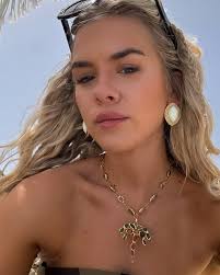 That time when *THE* @gracebeverley wore our Palmera Pendant and Rainbow  Necklace. 👑🌴