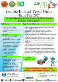 Jenis kegiatan ekonomi di indonesia, yang banyak dilakukan oleh masyarakat adalah berdagang. Lomba Inovasi Tepat Guna Nasional Exist Fair 2017 Ukm Riset Dan Penalaran Exist