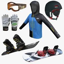 3d Snowboard Equipment Model 3d Model Snowboard Equipment Snowboard Model
