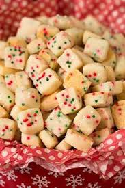 Bouchees De Sables De Noel Shortbread Bites Recipes Shortbread Bites Cookies Recipes Christmas