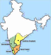 Map of karnataka and kerala. Jungle Maps Map Of Kerala And Tamil Nadu