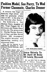 Sue Parry to marry Charles Donner