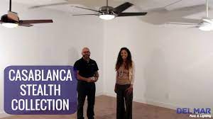 Their craftsmen have meticulous attention to detail and solid construction. Casablanca Stealth Ceiling Fan Collection Youtube