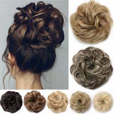 Washable, comfortable easy and secure fit. Real Thick Curly Messy Bun Hair Piece Scrunchie Natural Hair Extensions 45g Uk W Ebay