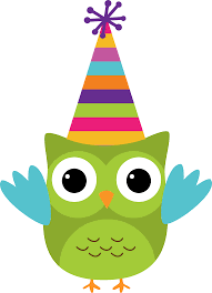 Corujas 3 Owl8 Png Minus Happy Birthday Clip Art Happy Birthday Clip Owl Birthday Parties